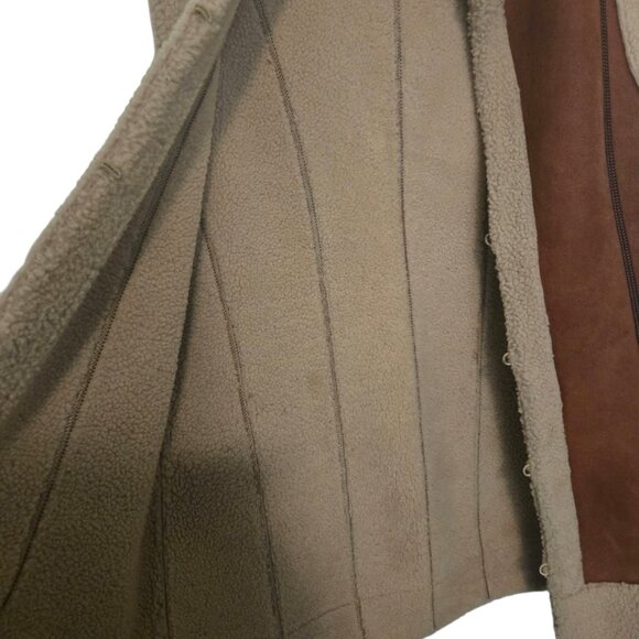 UGG Shearling-Lined Faux Suede Vest - Teddy/Gilet - Picture 3 of 7